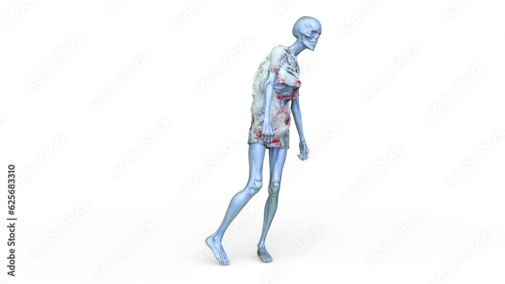 歩く骸骨女 歩く骸骨女