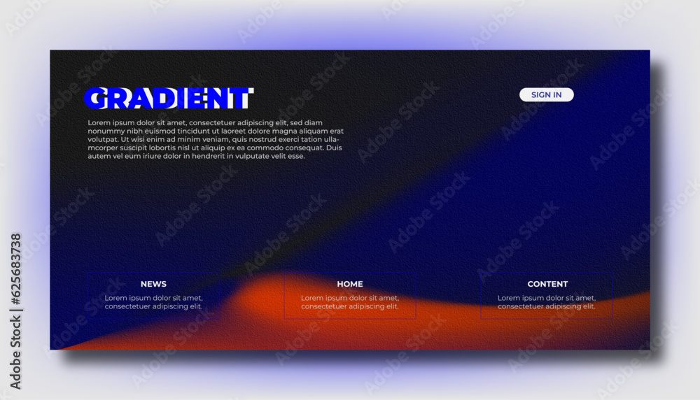 abstract gradient background and texturizer, grainy effect for design as banner, ads, and presentation concept	