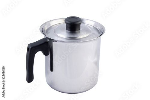 Transparent Background PNG of Metal Cooking Pot - Versatile Kitchen Essential for Culinary Masterpieces