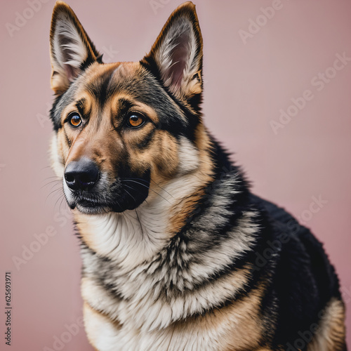 German shepherd portrait