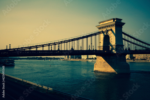 The Budapest Chain Bridge. photo