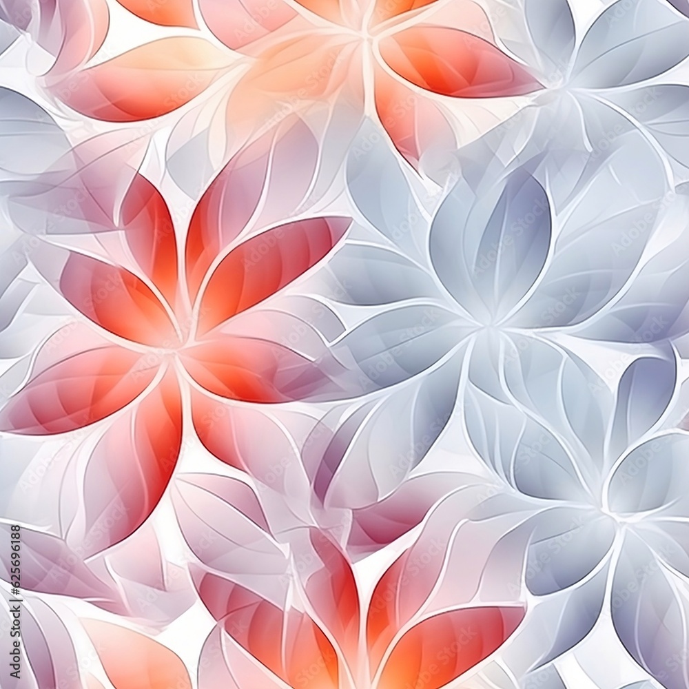 Abstract floral seamless pattern, generative Ai Abstract floral seamless pattern, generative Ai