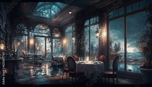  Cinematic Charms of the Dark Dinning Hall