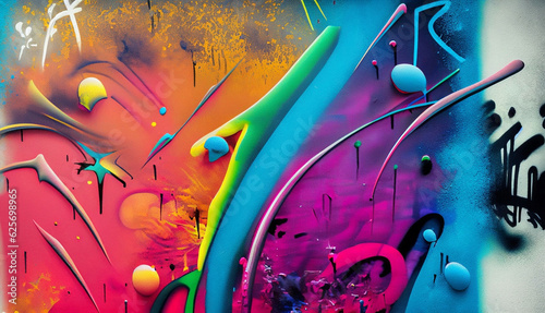 colorful abstract, graffiti background, sprayer background, graffiti art