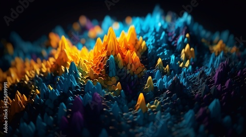 Colorful background  generative AI 