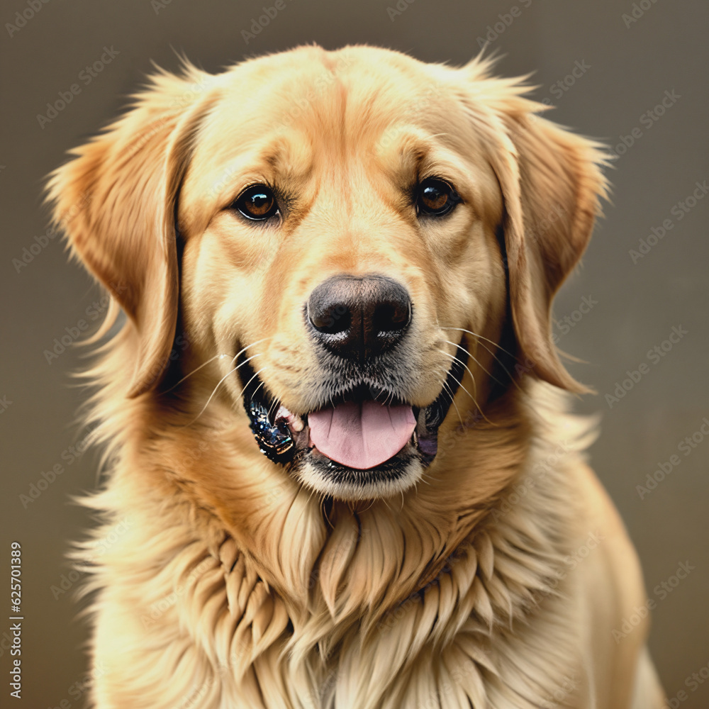 Golden retriever portrait