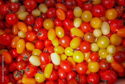 Kleine bunten Tomaten photo