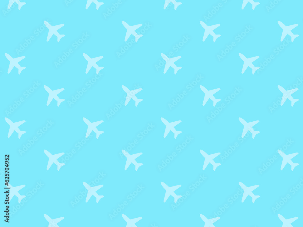 飛行機マークパターン背景:D 飛行機マークパターン背景:D
