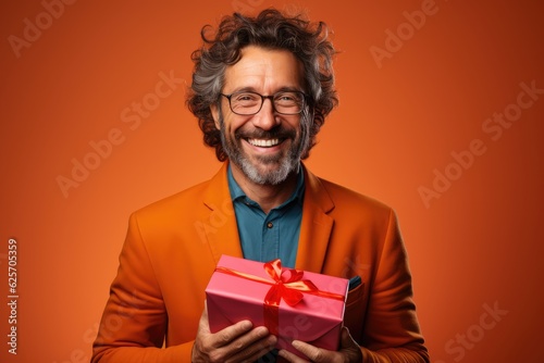 Man Looking Delighted and Holding a Surprise Gift © Arthur