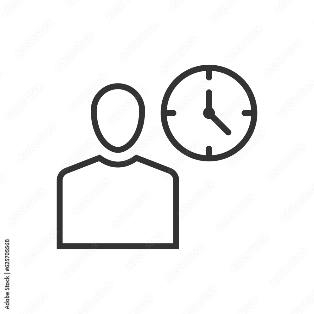 Work Time Icon - Work Timetable Icon Work Time Icon - Work Timetable Icon