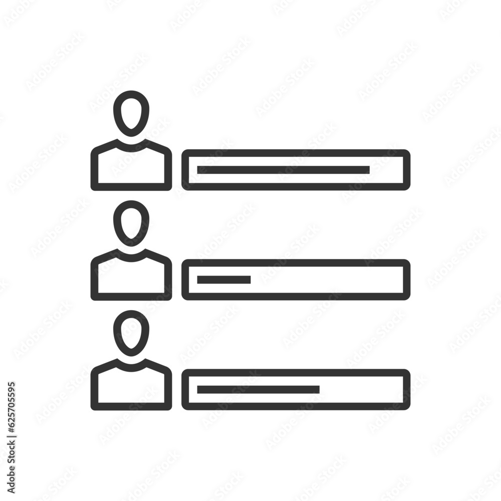 Human resources - performance analysis icon Human resources - performance analysis icon