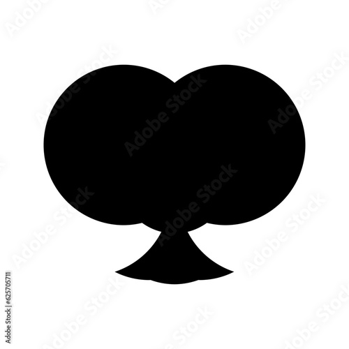 A simple black tree logo. The entire logo is made of circles only.