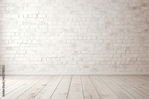 White brick background with no content. Mockup and template