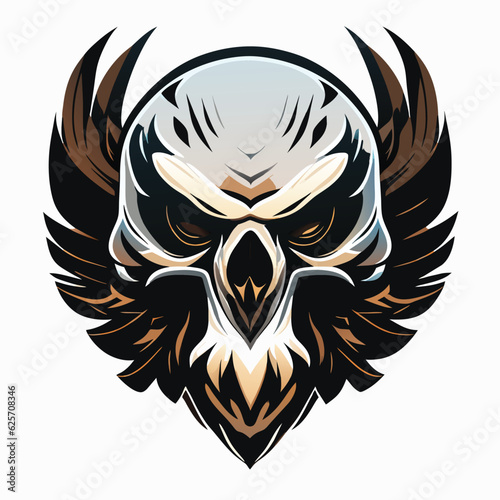 Evoke primal instincts with our vintage eagle skull, a symbol of power and wildlife's legacy from the annals of time.