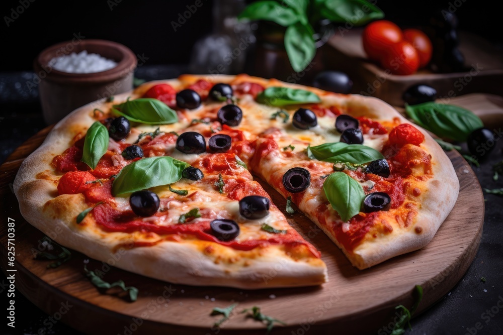 Succulent Pizza Margherita: Italian Flavors in Focus