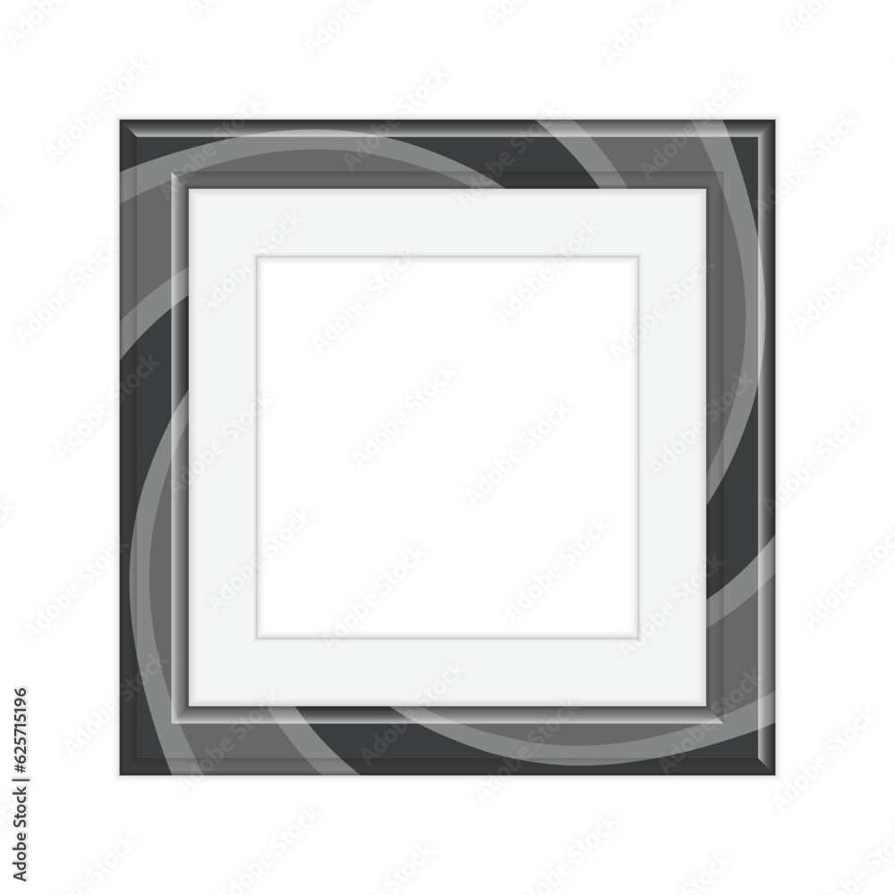 Black realistic picture frame. Photo Frame for pictures or photo. Perfect for your presentations. Vector illustration EPS 10. Black realistic picture frame. Photo Frame for pictures or photo. Perfect for your presentations. Vector illustration EPS 10.
