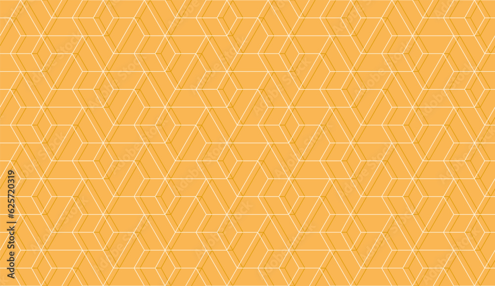 Vector seamless linear pattern with rhombuses. Abstract geometric low poly background. Stylish hexagon grid texture. Vector seamless linear pattern with rhombuses. Abstract geometric low poly background. Stylish hexagon grid texture.