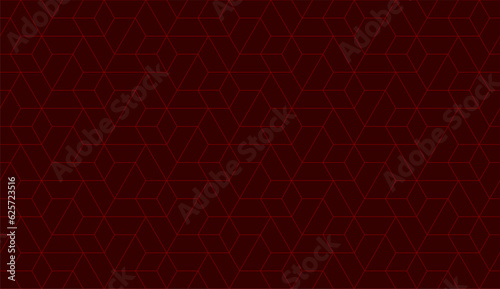 Wallpaper Mural Vector seamless linear pattern with rhombuses. Abstract geometric low poly background. Stylish hexagon grid texture. Torontodigital.ca