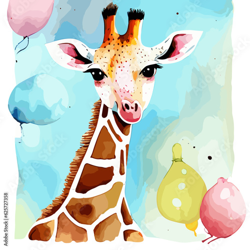 giraffe in the sky
