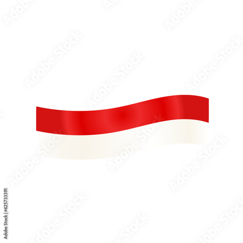 Indonesia Flag Ribbon Gradient Free Download Indonesia Flag Ribbon Gradient - GFXLoad