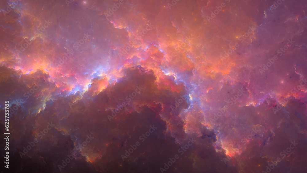 Vibrancy Array Nebula - Colorful sci-fi nebula good for gaming and science fiction related content.