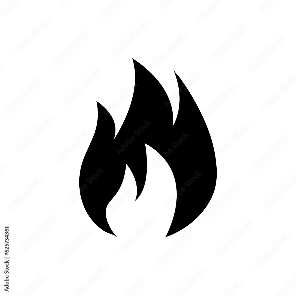 Flammable symbol line and glyph icon,fire sign vector graphics, sign on white background..eps
