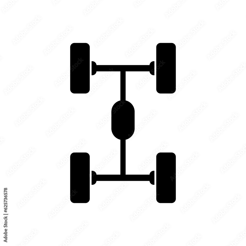 hassis Car Suspension. Flat Vector Icon. flat trendy style illustration on white background..eps hassis Car Suspension. Flat Vector Icon. flat trendy style illustration on white background..eps