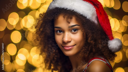 smiling young adult woman w...