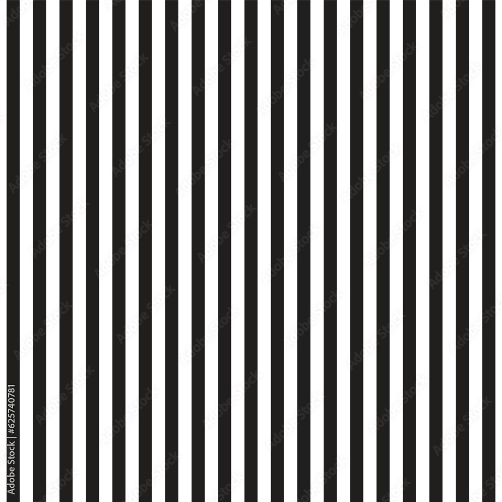 seamless striped pattern, straight vertical lines, black and white texture, vector background pattern