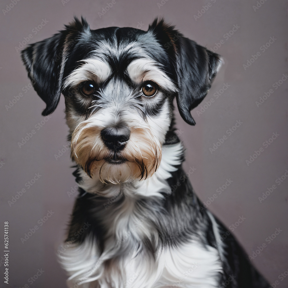 Schnauzer portrait