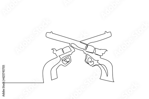 texas west sheriff gun pistol revolver line art