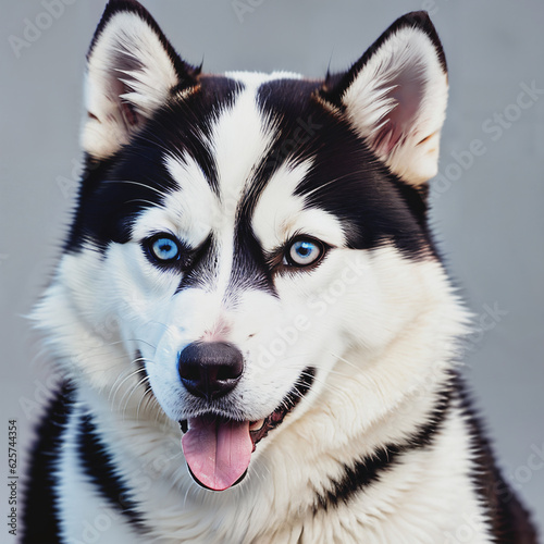 Siberian husky portrait