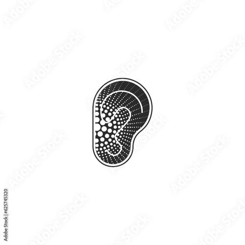 Ear Hearing Logo Creative Design Template Vector