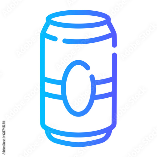 beer Line Gradient Icon