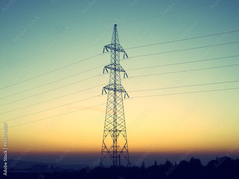 Fototapeta premium power lines