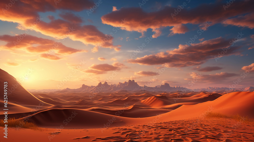 the desert landscape of the Arabian Peninsula