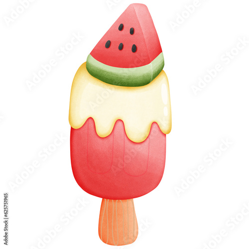 ice cream watermelon 