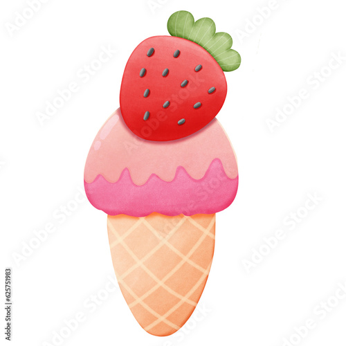 strawberry ice cream