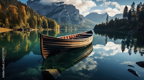 Serene Natural Beauty: Enchanting Lake Braies Landscape
