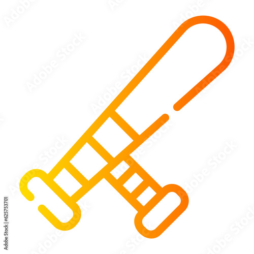 baton Line Gradient Icon