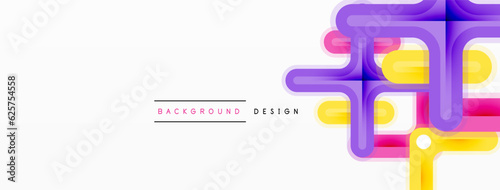 Minimal geometric background cross line. Design for wallpaper, banner, background, landing page, wall art, invitation, prints, posters