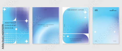 Fotografia Abstract gradient background cover vector
