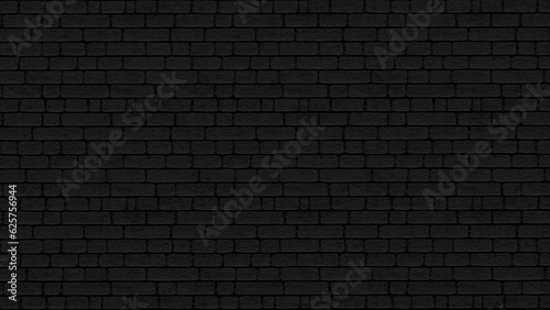 brick pattern random size black for paper template design and texture background