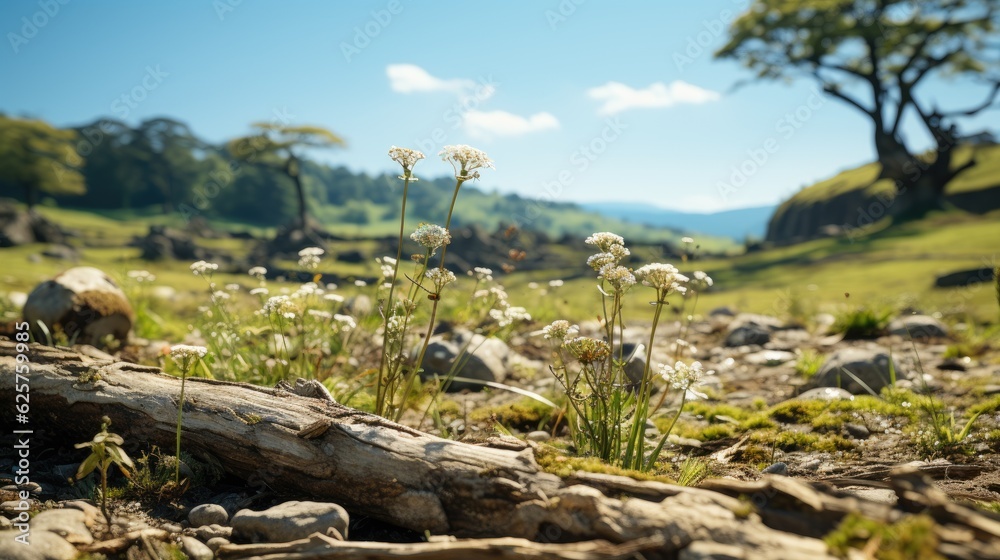 the tree in the field