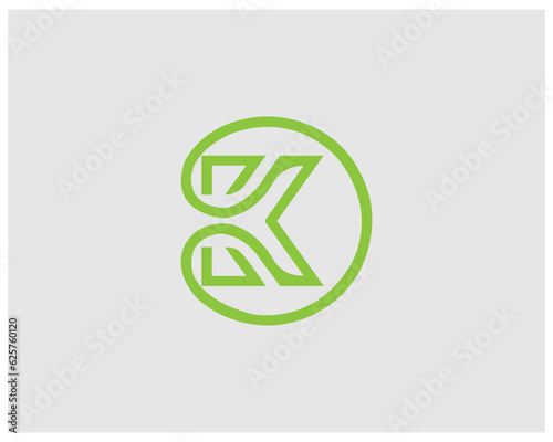 K Letter Logo Design with colorful Vector. Creative Minimal emblem design template. Universal elegant icon. Premium business finance logotype. Graphic Alphabet Symbol for Corporate Business Identity. 
