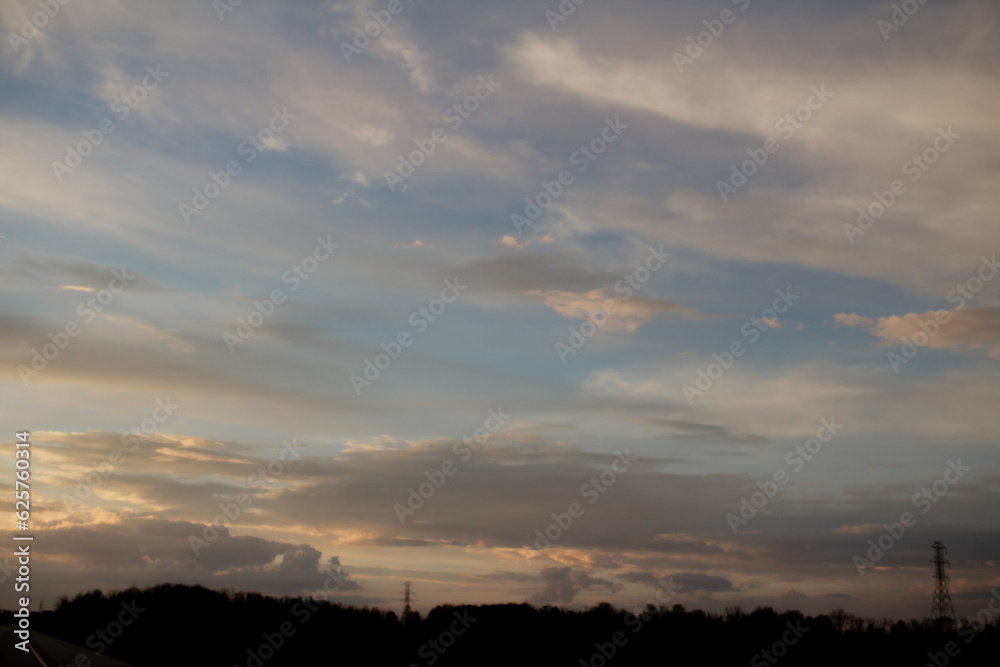 Fototapeta premium Sky at sunset 