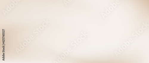 Smooth beige gradient background. Soft neutral liquid wallpaper. Universal nude texture for banner, flyer, presentation. Abstract blurred ecru backdrop cover. Vector illustration.
