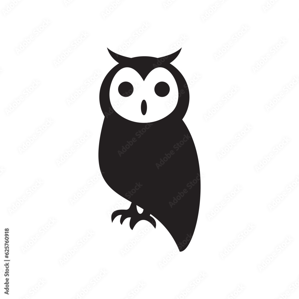 owl icon logo symbol illustration