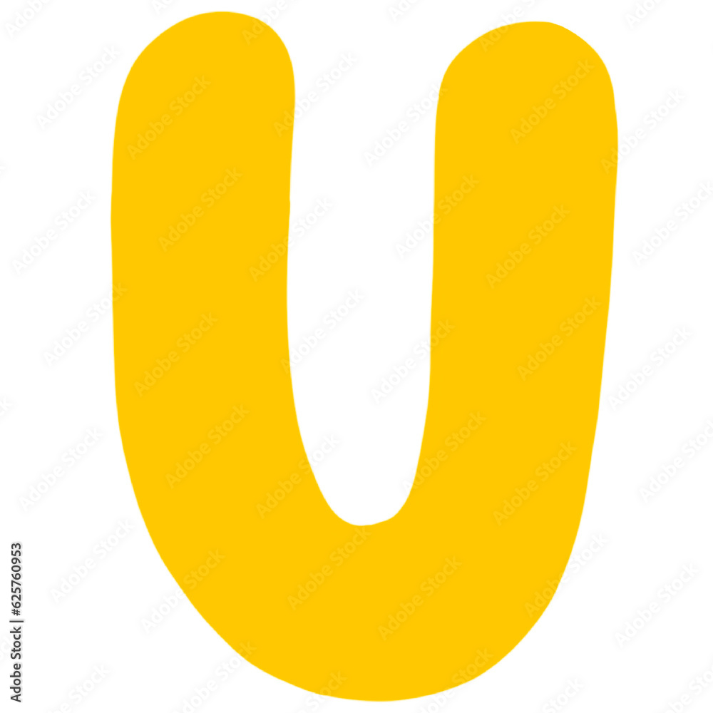 Yellow font, hand drawn Yellow font, hand drawn
