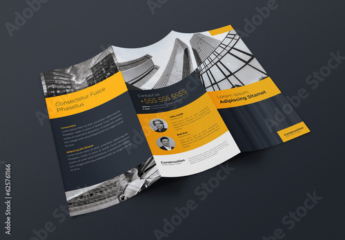 Modern Corporate Trifold Brochure (ID: 625761166)
